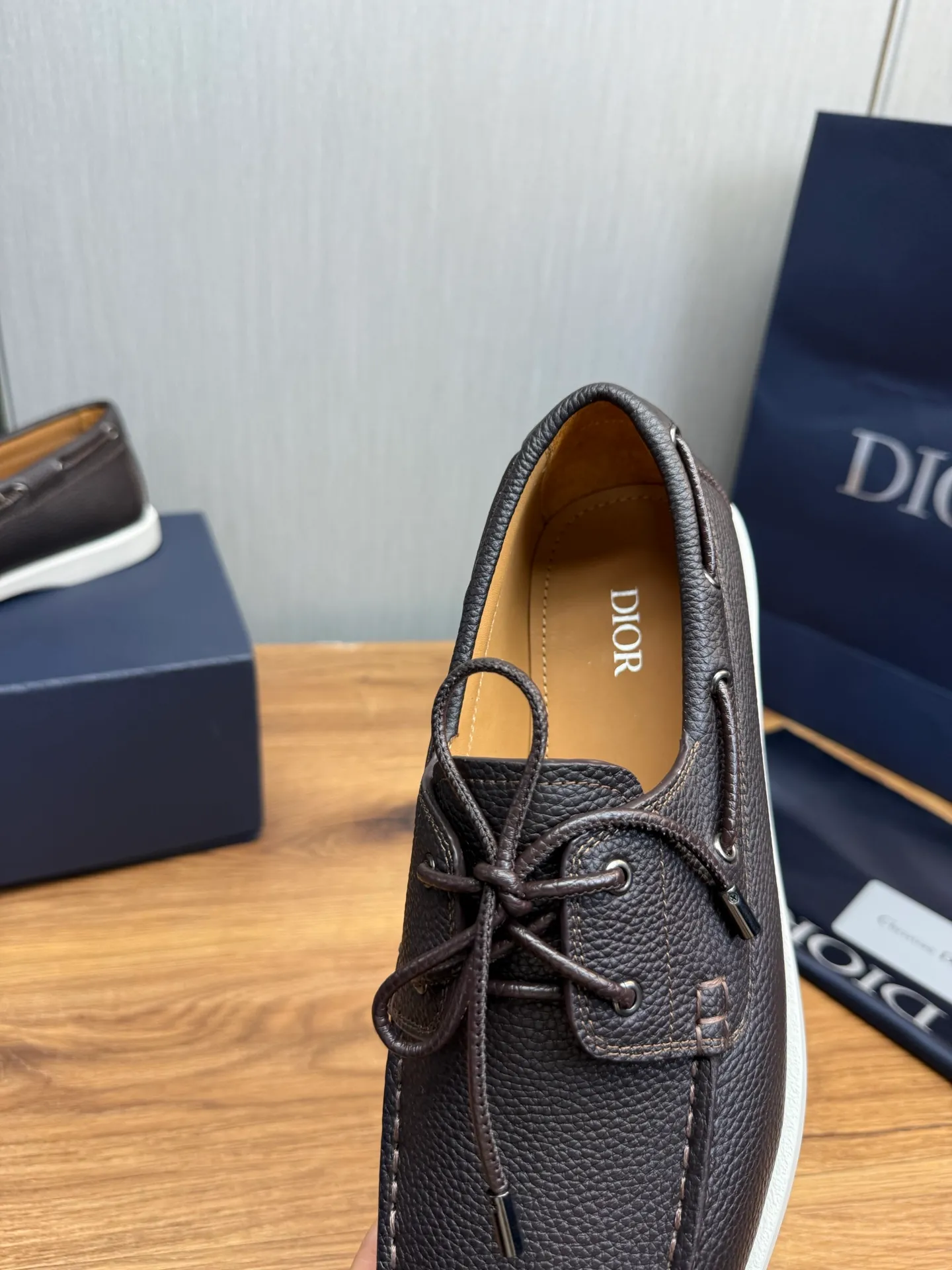 Men's shoes 💰560💰 [Dior] Men's official website na hot sale 🔥Imported cowhide + cowhide lining. Original rubber wear-resistant outsole. High quality shipment ⬆️Code number 38-44, (45 customized)